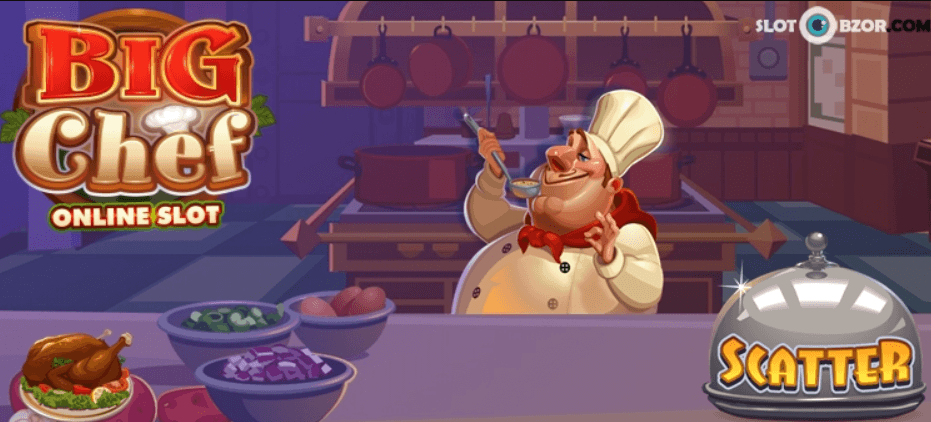игровой автомат big chef - характеристики, Ртп, бонус
